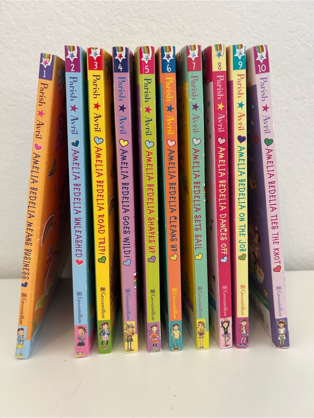 Amelia Bedelia Kid Chapter Book Set of 10 - Means Business, Unleashed, Road Trip